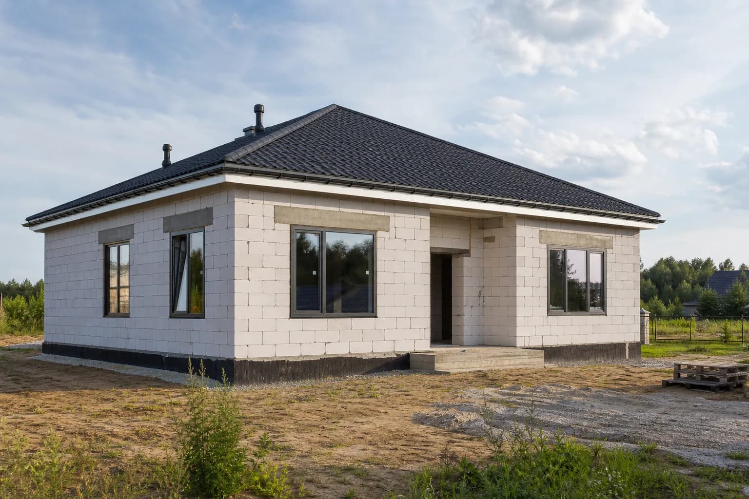 Дома из газобетона